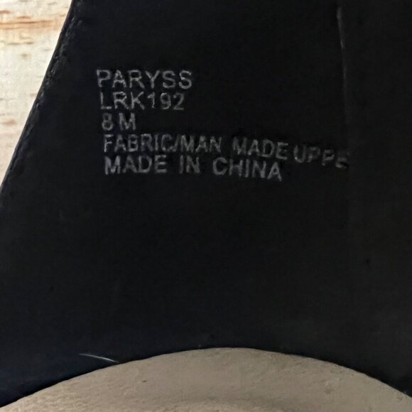 Rampage Paryss Leopard Print Strappy Flats Pointed Toe Black/Tan Size 8 Zip - Picture 9 of 9